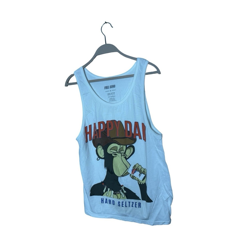 Full‎ Send Nelk Happy Dad Hard Seltzer tank top shirt size small cotton
